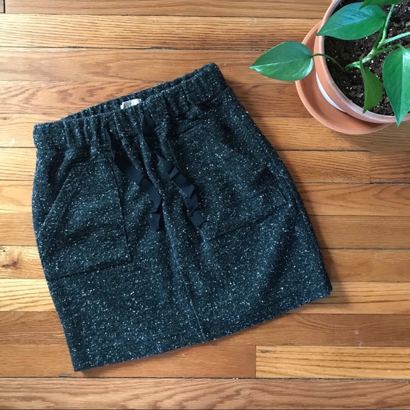 Loft Dark Grey Skirt - Picture 1 of 7